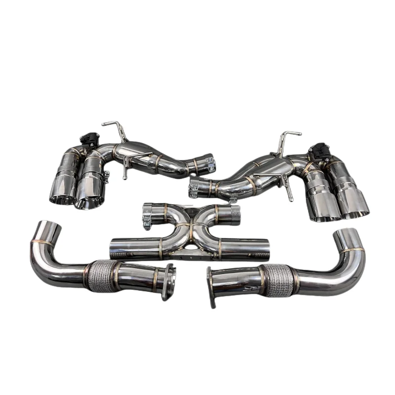 C8 exhaust atback for C8 corvette exhaust pipes for Chevrolet C8  titanium alloy exhaust catback