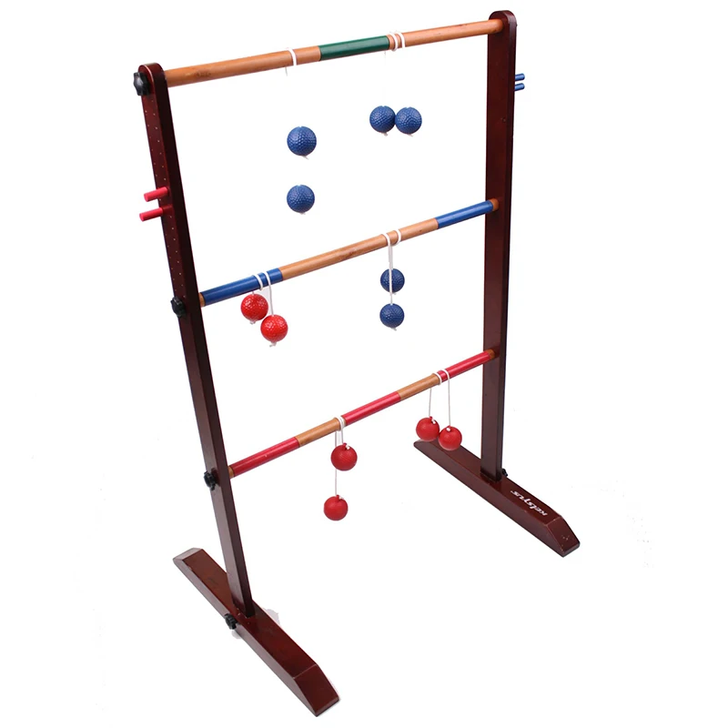 Оптовая продажа Новая Зеландия Сосновая древесина простой в сборке легкая красочная лестница мяч для гольфа