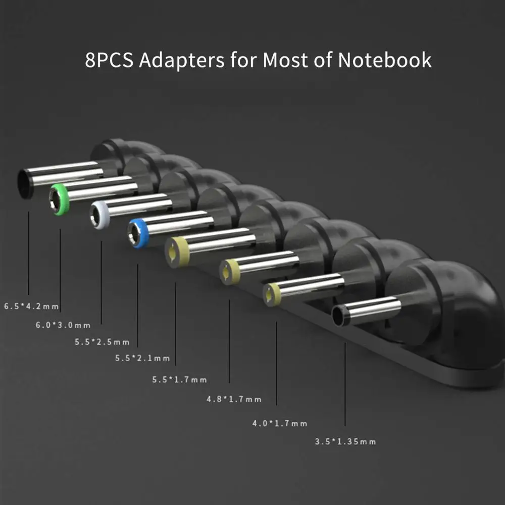 Универсальный блок питания переменного тока для ноутбука, 96 Вт, от 12 В до 24 В, Регулируемый универсальный блок питания для ноутбука