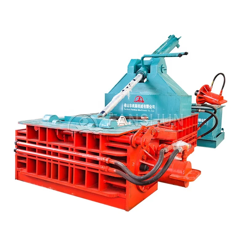 Metal scrap packer briquetting machine