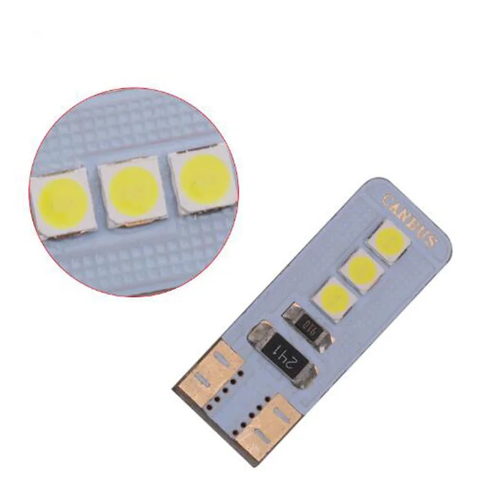Car Auto LED T10 Canbus 194 W5W 6 SMD 3030 LED Light Bulb No Error LED Light Parking T10 LED Car Side Light Blue