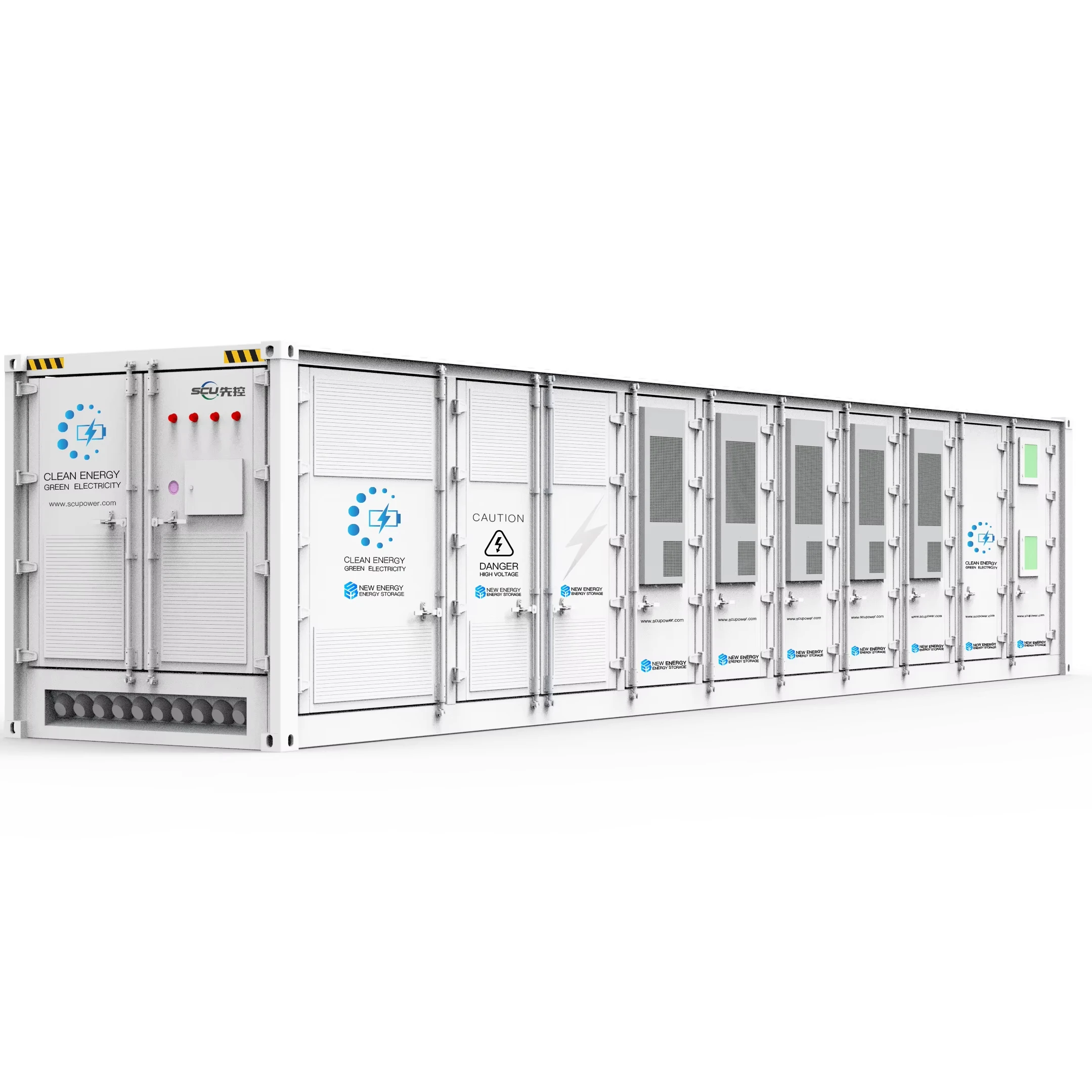 Grid Support Containerized BESS 1MWh 2MWh 2000kWh Lithium Battery Energy Storage System Container 1MW/2MWh