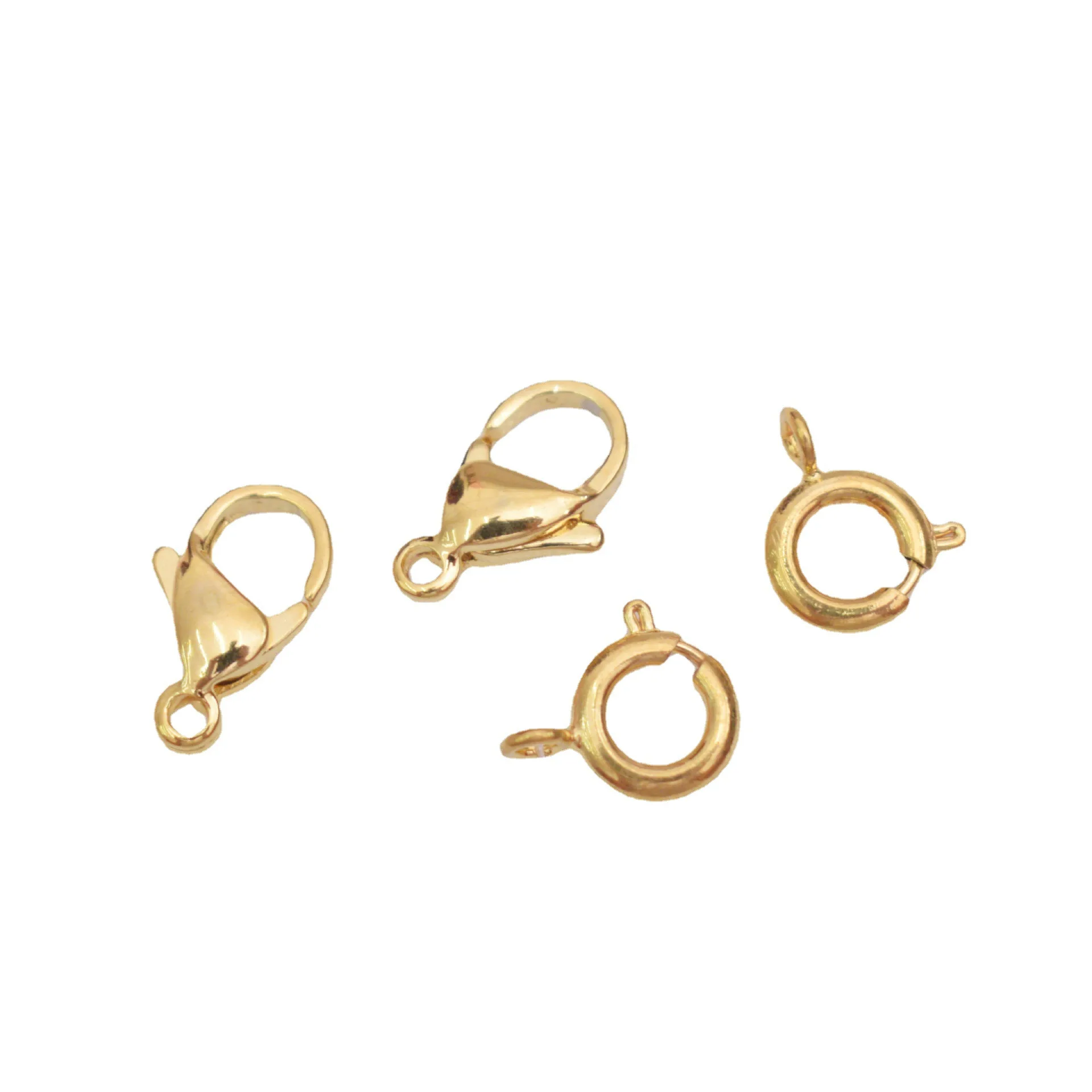 Stainless Steel Lobster Claw Clasps Silver & Gold Necklace Clasps Lobster Claw Clasps for DIY Jewelry Findings Making