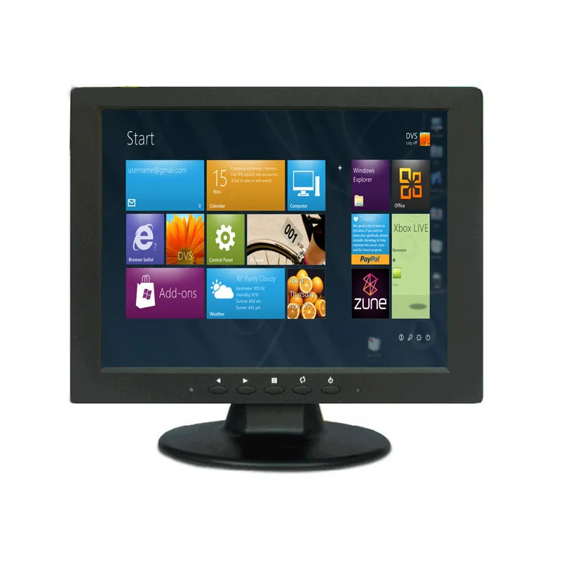 
10 inch cheap LCD Monitor with VGA AV BNC Input Small CCTV Monitor 