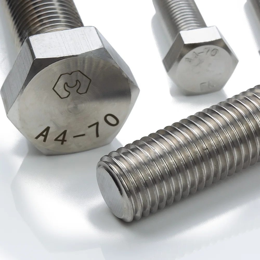 Low-priced Clearance Sale DIN933 Stainless Steel SS316L Hex Bolt In Stock