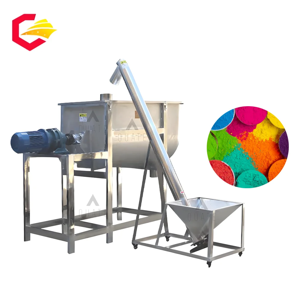 Stainless steel horizontal mixer industrial powder mixer feed granuls Mixer machine powder blender powder mixing machine price