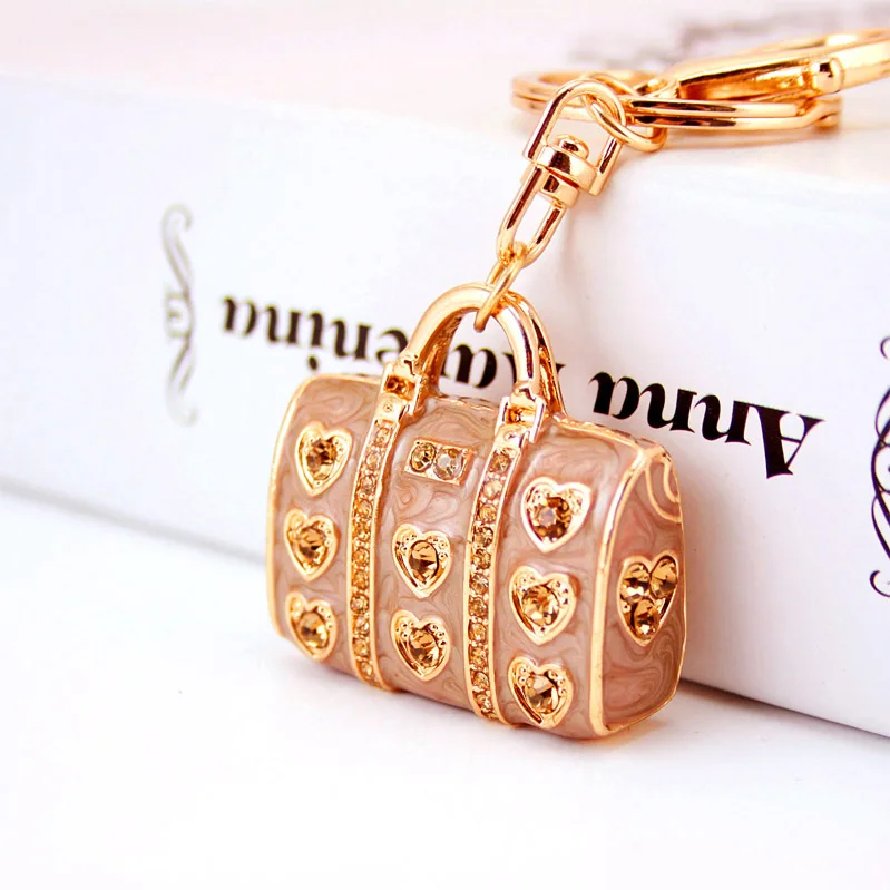 Fashion Handbag Key Chain Alloy Gold Key Chain Customized Key Chain