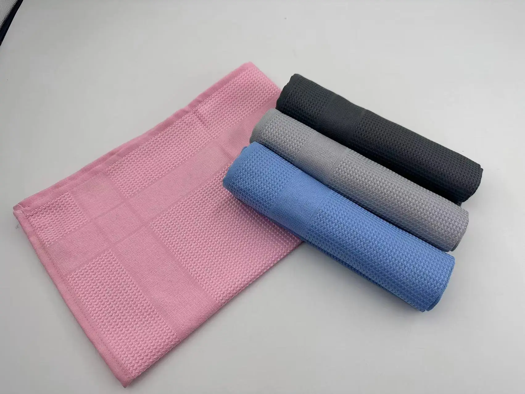 Ultra Soft 100% Cotton Cleaning Waffle Weave Kitchen Dish Towel Washcloth Face Towel For Gifts