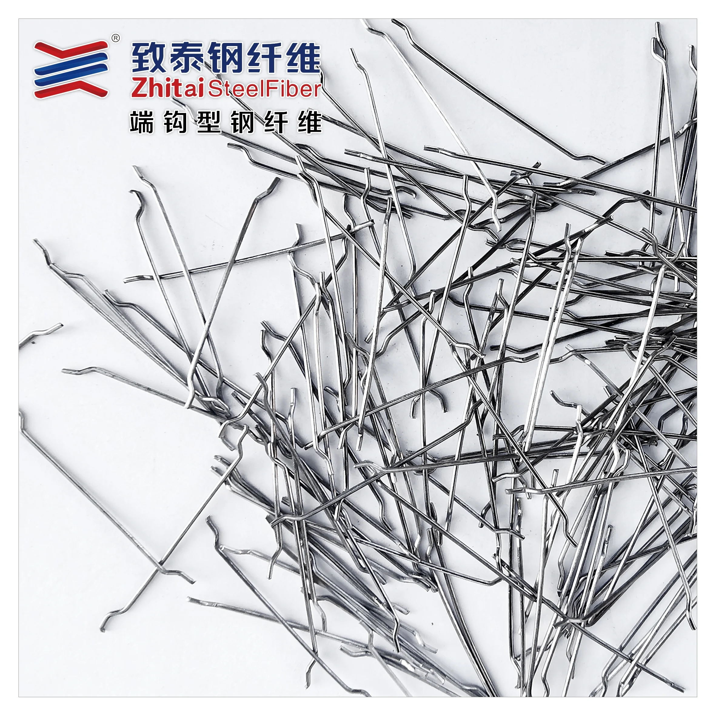 hooked end steel fiber high tensile strength construction concrete admixtures micro steel fibre