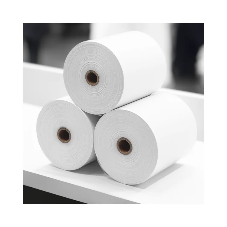 Wholesale Roll 57mm X 80mm 80 X 70mm Cash Register Thermal Paper Roll with cheap price For Pos Printer Thermal Pos Paper Roll