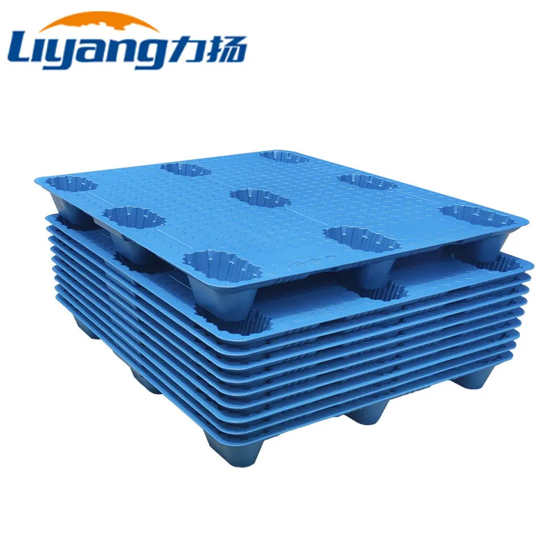 Wholesale Price HDPE Cargo Heavy Duty Export Pallet Quality Nine Feet Plastic Pallets