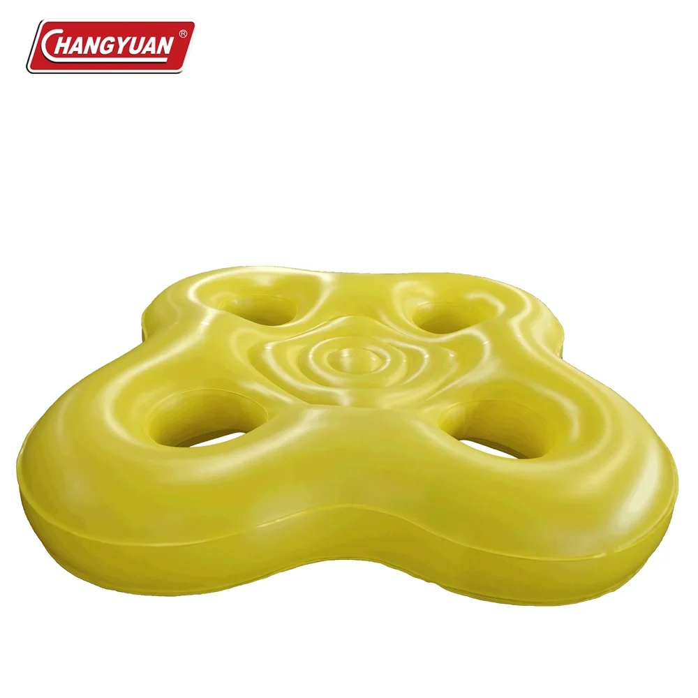 
custom four seat inflatable adult big water tube 
