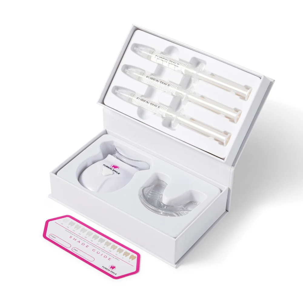 EU Professional Home Teeth Whitening Kit Bright White Smiles Non Peroxide Nano LED Tooth Whitening Cleaning