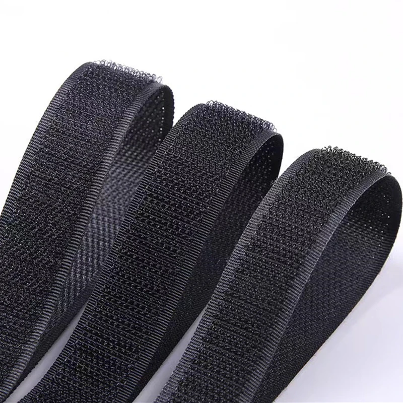 Custom 25mm Nylon Hook and Loop Fastener No Glue Adhesive Sewing-On Magic Tape Velcroes Reusable Hook And Loop Tape Velcroes