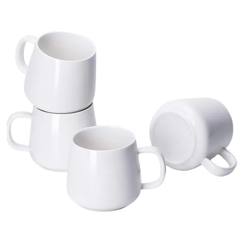 New bone China custom business gift QR code ceramic coffee cup