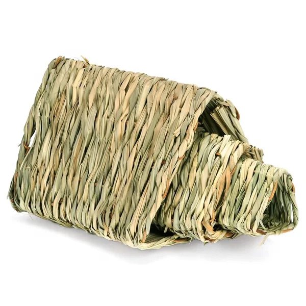 Small Animals Bed Grass Hideout Tunnel Chew Toy Activity Centre Nest Tunnel Hamster Guinea Pig Grass Hiding Place