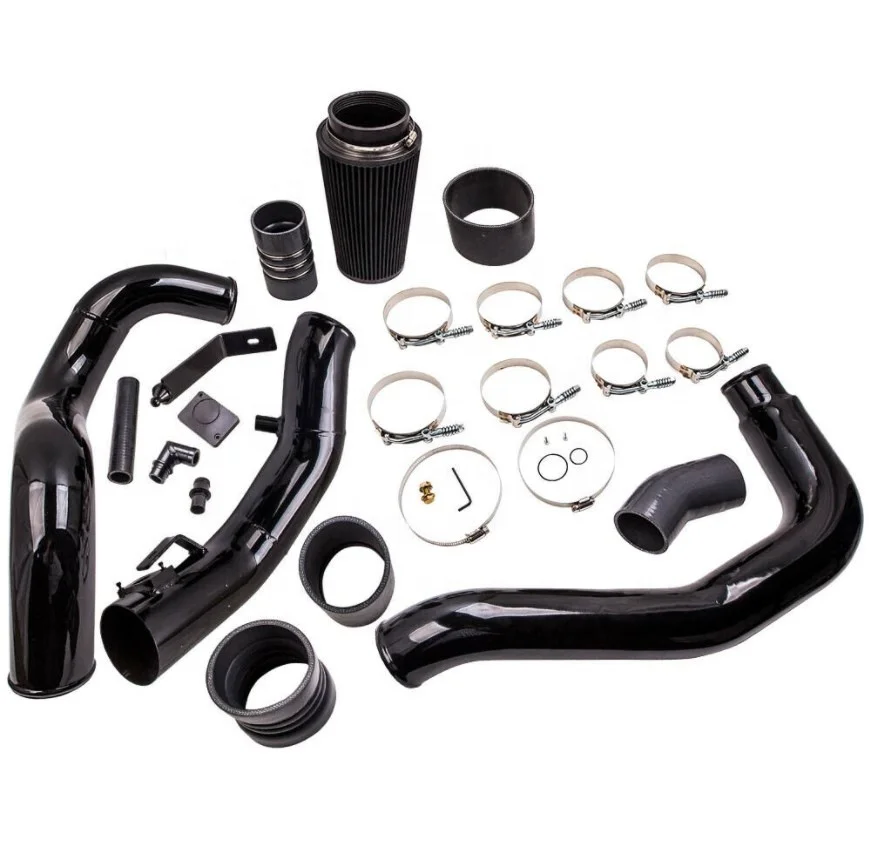 Turbo Intercooler Pipe Cold Air Intake Kit For Ford F250 F350 F450 F550 6.0L V8 2003-2007 Powerstroke Diesel