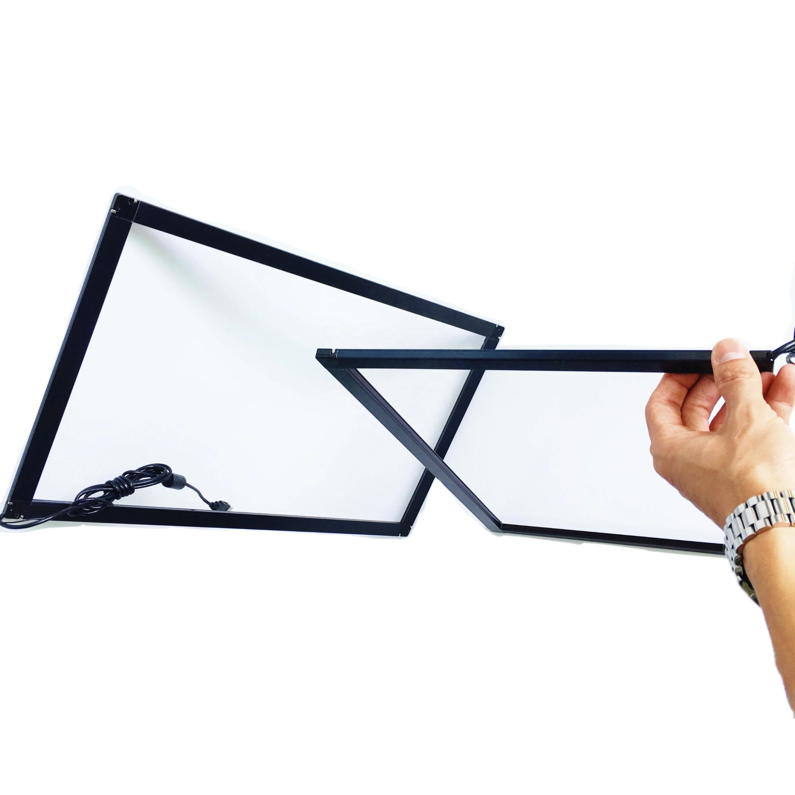 Greatouch 32 points 75 Inch Infrared Multi Touch Screen Overlay Kit Ir Touch Frame For Kiosk Touch Monitor Smart Tv