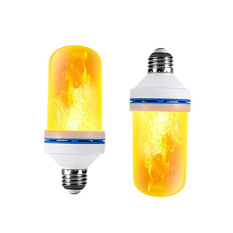 Hot sale christmas decoration flashing effect light bulb gravity sensor led simulation flame light