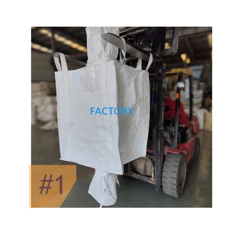 China factory wholesale 1.5 ton 2 ton LDPE large sands bigbag big bag 1500 kg PP bulk FIBC jumbo bag for sale