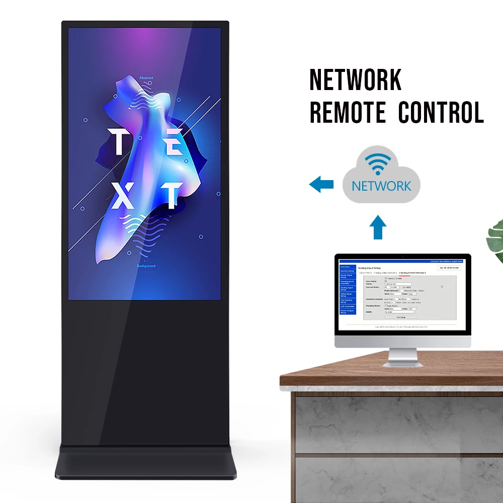 Bar For Supermarket Digital Displays Advertising Lcd Screen Advertise Video Wall Display 4k