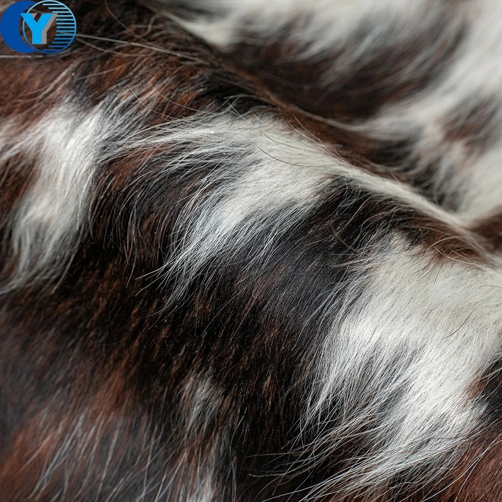 Ins Cattle Cow Hides Natural Leather Bovine Skins Carpets and Rugs with Hair On Natural Shape Custom dyed Wholesale Supply Soft