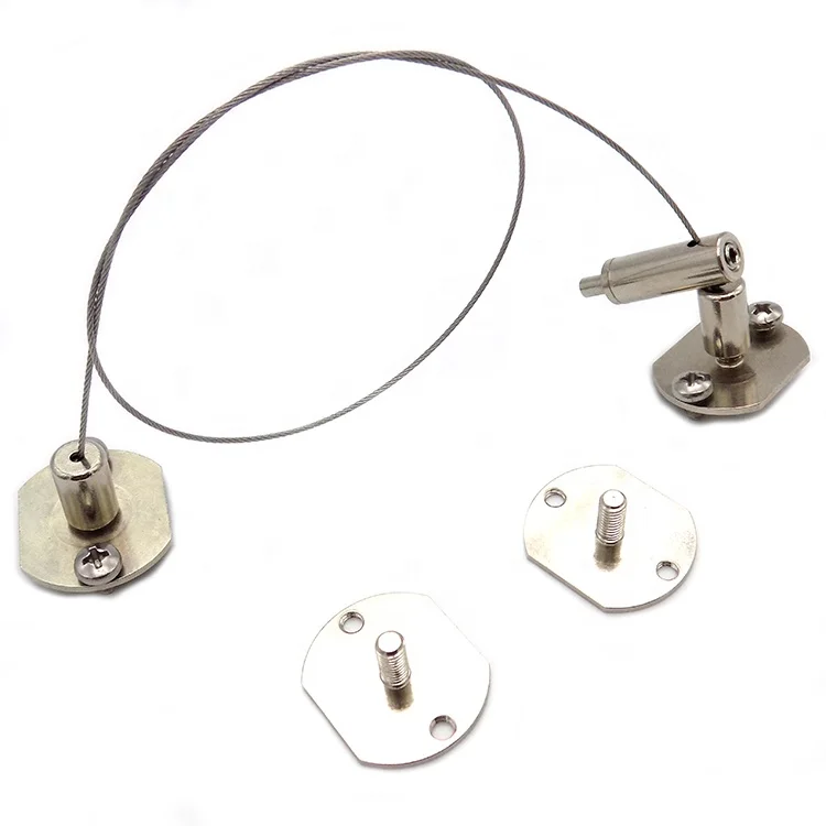 Custom Heavy Duty Mirror Hanging Wire with Hook Wall Mount Suspension Cable for Picture, Photo, Light, LED Screen, Curtain