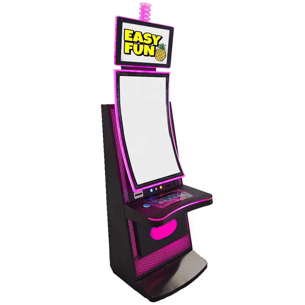 Factory Direct Sale SY-002-43H-W with 43 inch Vertical Curved Touch Screen Metal Game Cabinet for Game Room