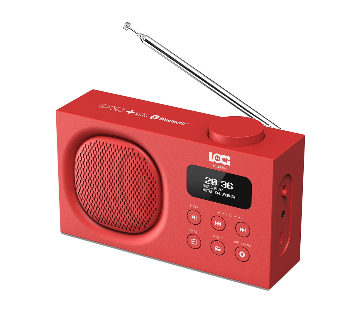 
DAB radio Alarm clocks built-in battery BT wireless speaker 
