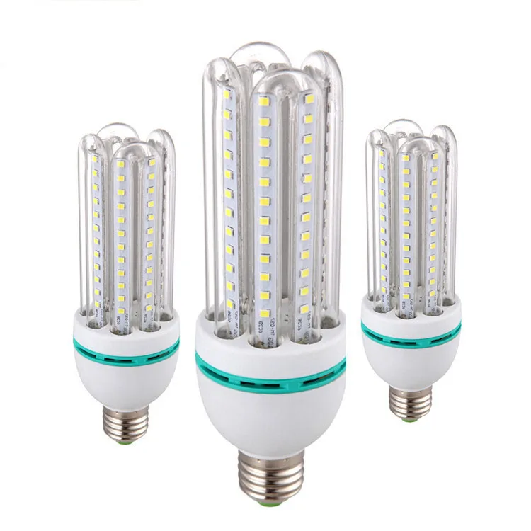 Wholesale U-shaped energy-saving 3w5w7w9w12w24w32w40w50w LED energy-saving lamp corn bulb