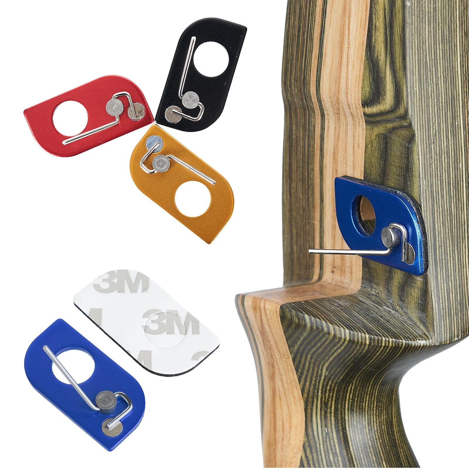 Archery Recurve Bow Arrow Rest Left/right Hand Shooting 3M Self-adhesive Arrow Rest For Bow and Arrow Hunting Accessories