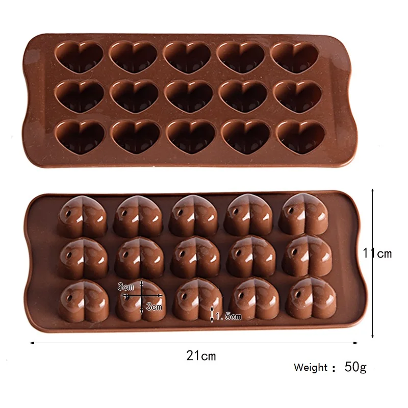 Silicone Chocolate Mold Kitchen Accessories Cake Decorating Tools Silicone Ice Cube Tray Candy Bar Baking Tools