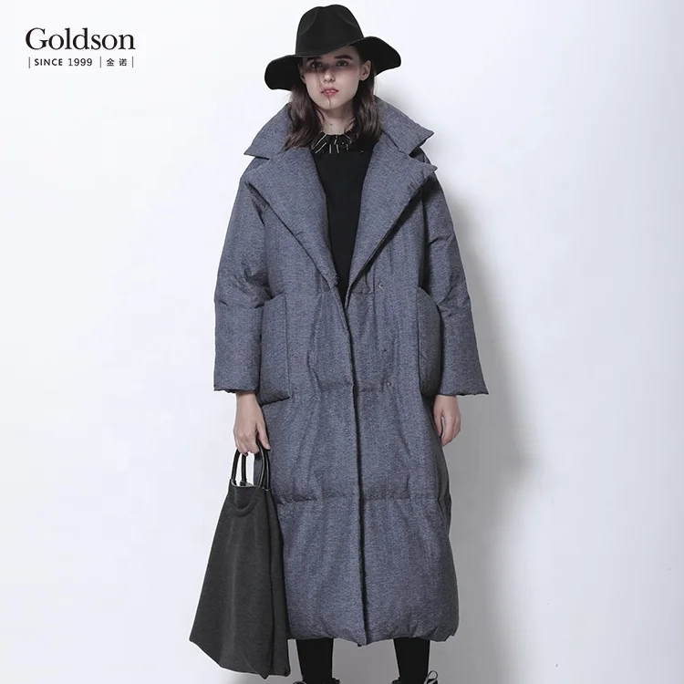 
China manufacture high quality women thick long winter duck down parka 