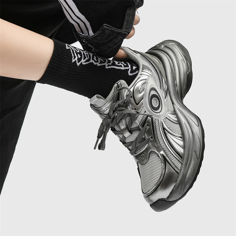 Happy China zhejiang shoes women men unisex customize chunky sneaker retro luxury fashion zapatos de hombre new styles for men