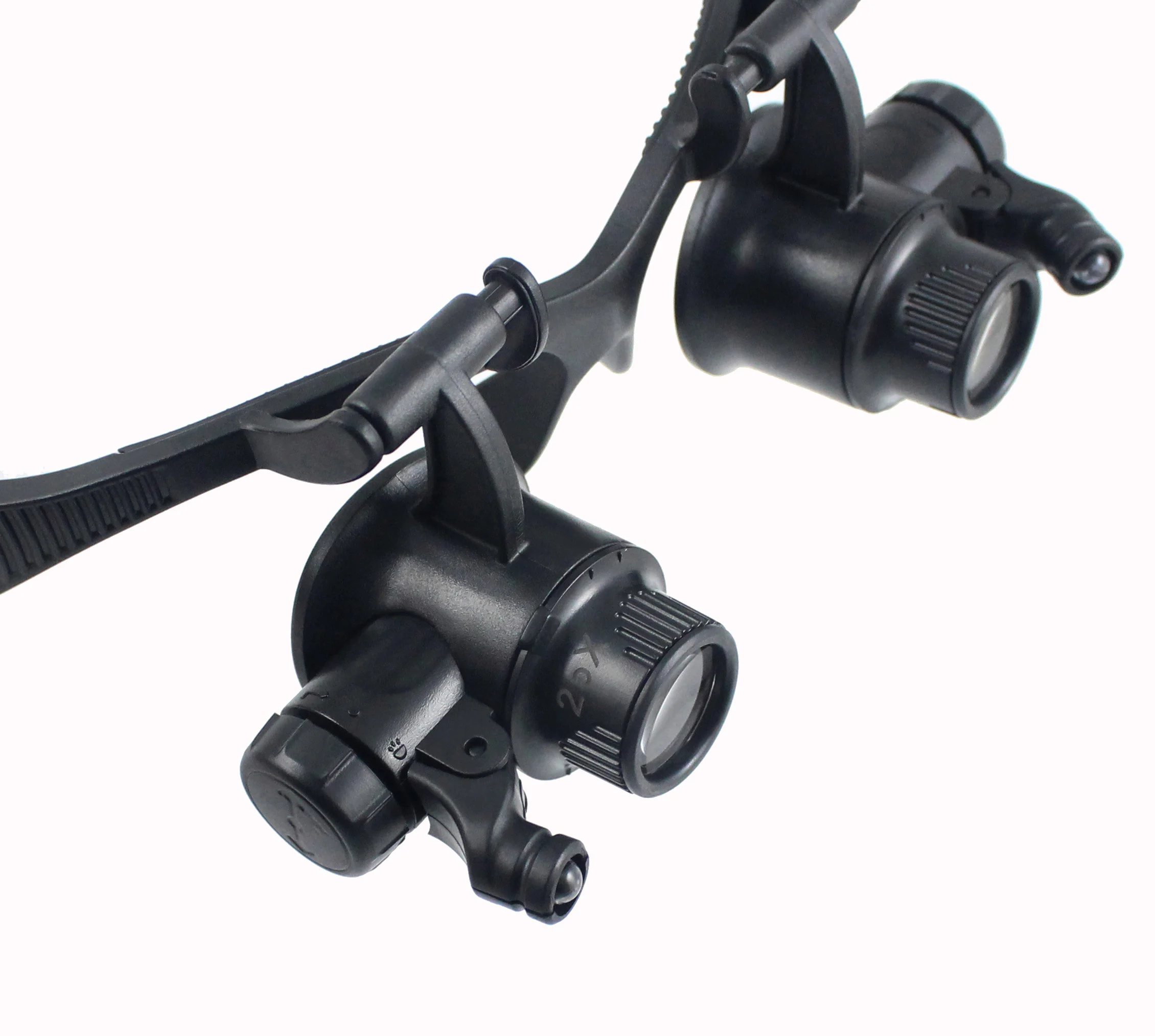 
10x 15x 20x 25x Glasses Watch Repairing Magnifier With Led Lamps 