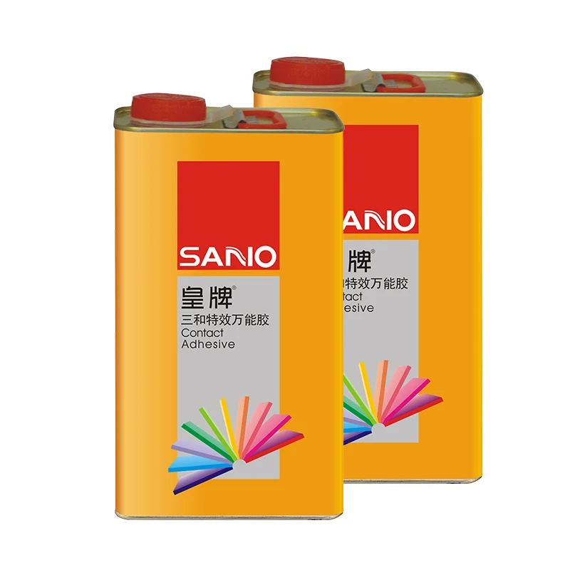 Новинка, лидер продаж, Многофункциональный Неопреновый сольвентный клей SANVO светло-желтого цвета с низким содержанием летучих соединений для обуви и дерева