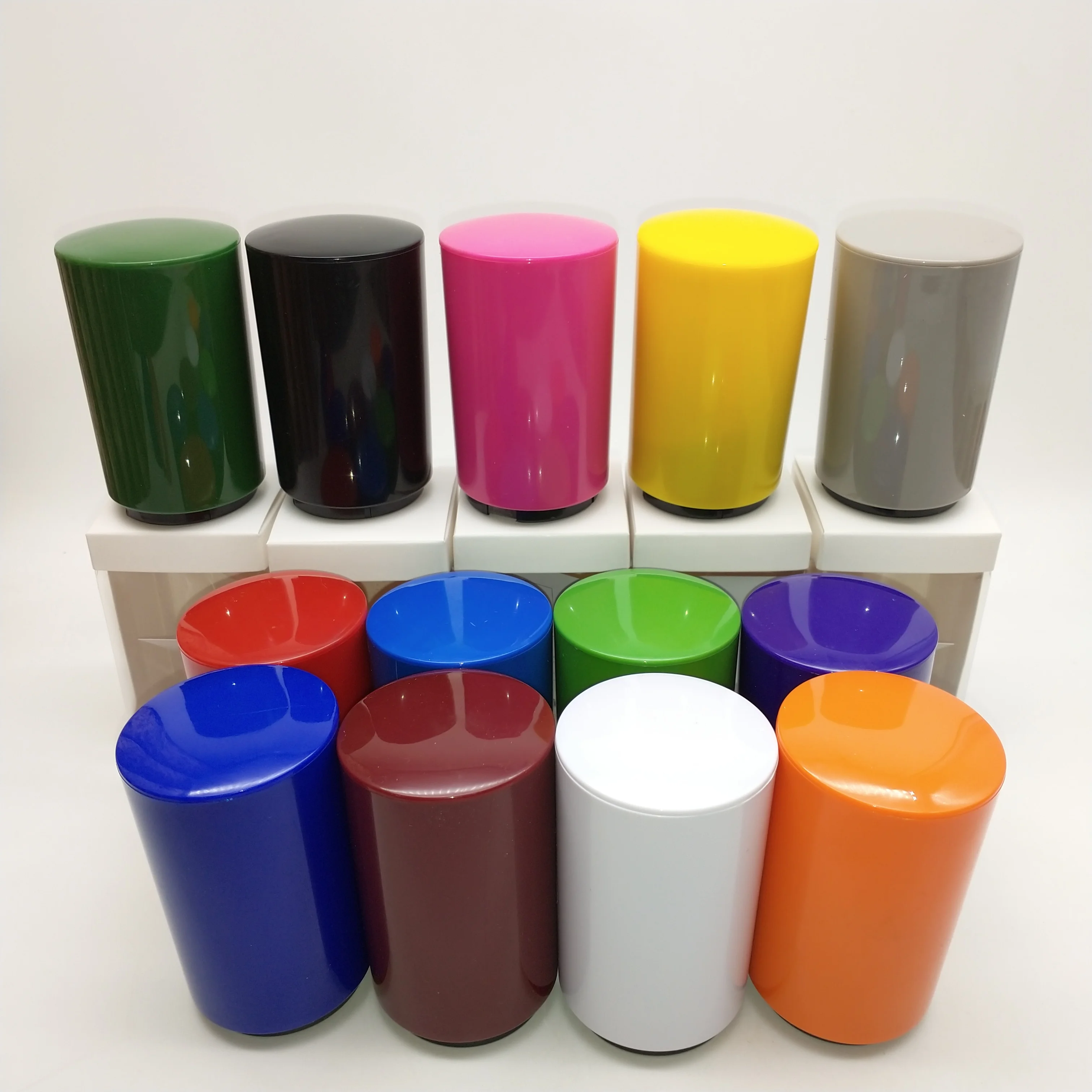  all colors in stock custom logo print low MOQ 1 piece ABS stainless steel automatic push down beer bottle
