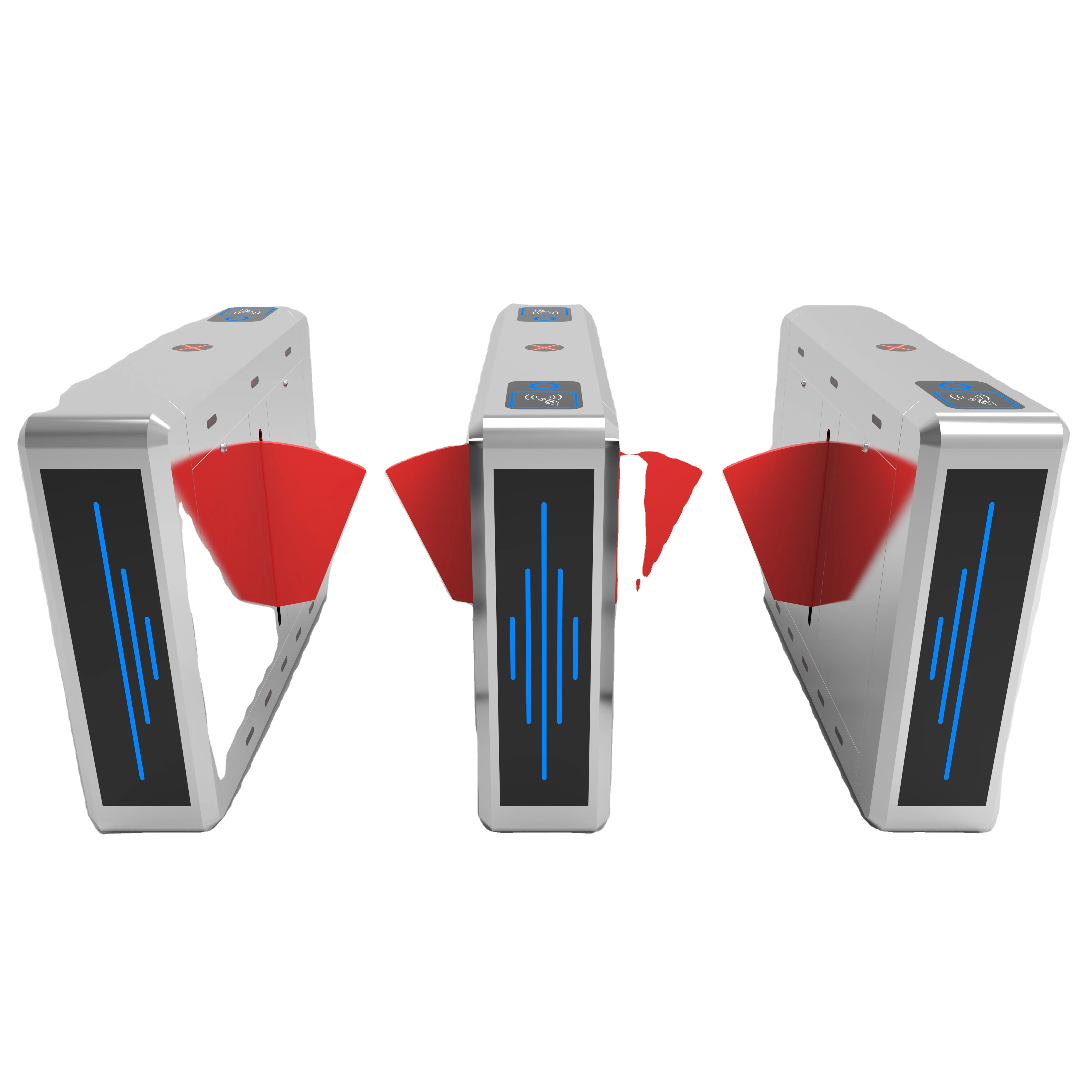 Automatic Gate Turnstile  Flap  Barrier  304 Stainless Steel  Access Control  School GYM Entrance