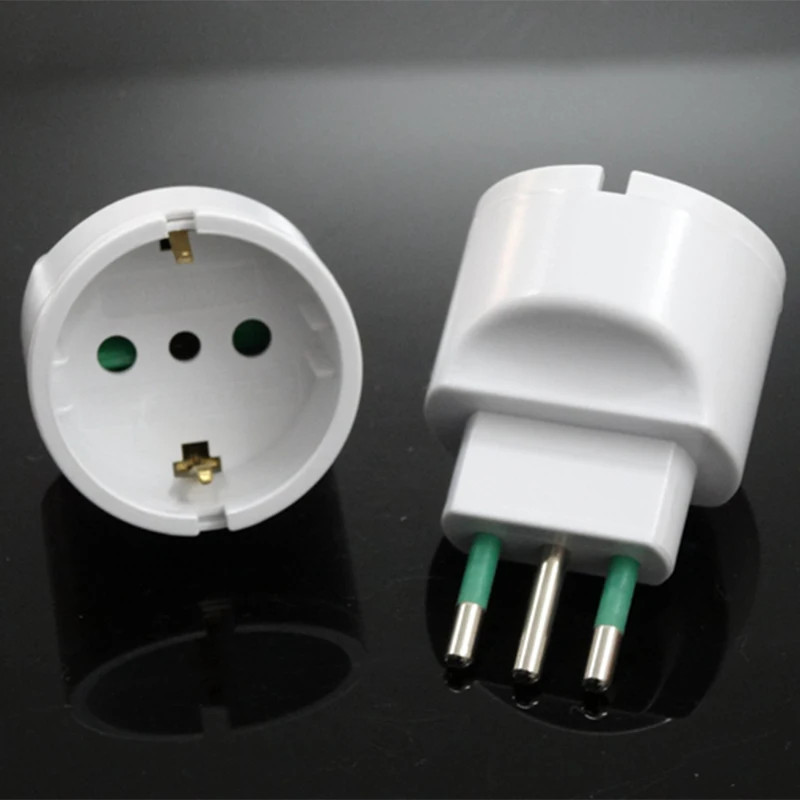 Super Reliable PC SAA Approved Italy Italian Type L to Schuko Germany France Type F plug travel adapter converter,SAA