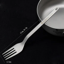 100% titanium chopsticks spoon fork for outdoor camping