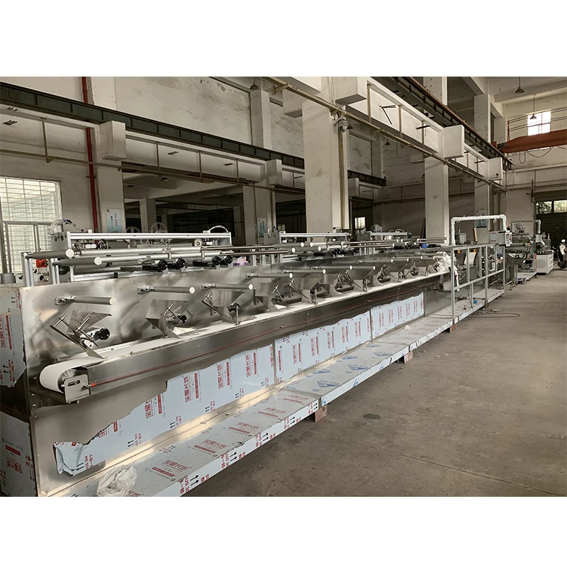 Full auto antiseptic cleansing wipes machine