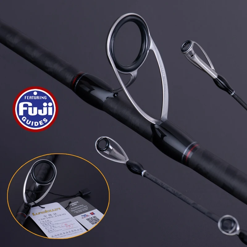Full Fuji Carbon Spinning Rod 2.7 2.9m MH 2sections Japan Quality Shore Jigging sea bass Rod