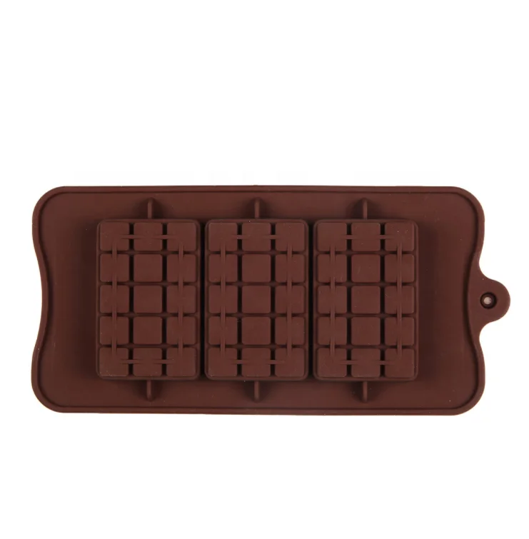 Homemade Silicone Poly Carbonate Chocolate Bar Mold Selicon Chocolate Soap Candy Molds Wax Melt Mould Silicone Mold