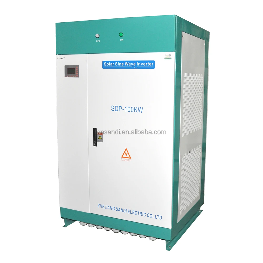 Ofgrid 100 кВт постоянного тока в переменный Инвертор 3-фазный выход с UL1741