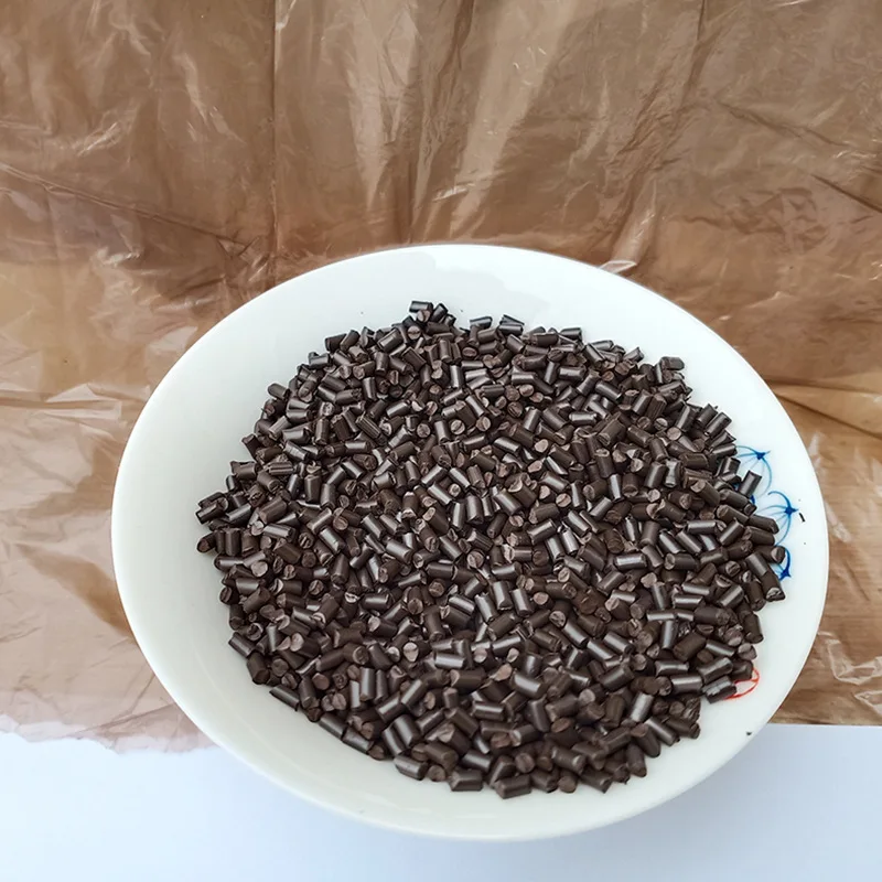 Китайский завод-поставщик, коричневая ПЭТ маточная смесь для выдувания бутылки, дополнительное количество мелких гранул