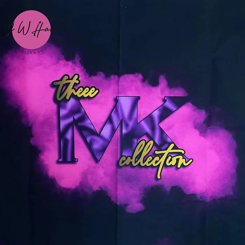 100% Pure Cotton Reusable Photographic backdrop Custom Background For Hair Salon Model