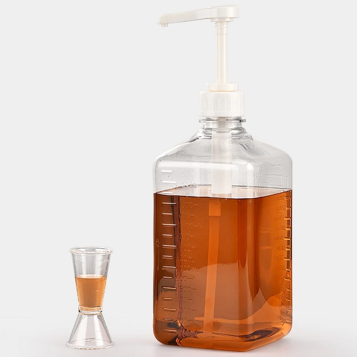 10cc 8cc 5cc 1600ml Syrup bottle pump sauce pump food grade plastic syrup dispenser pump