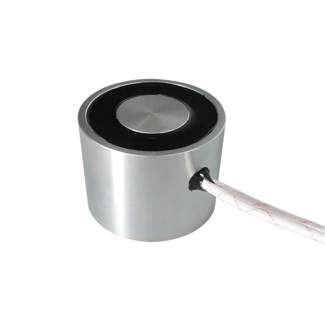 Mini Round 50Kg 12v 24v Dc Release Reverse Electromagnet