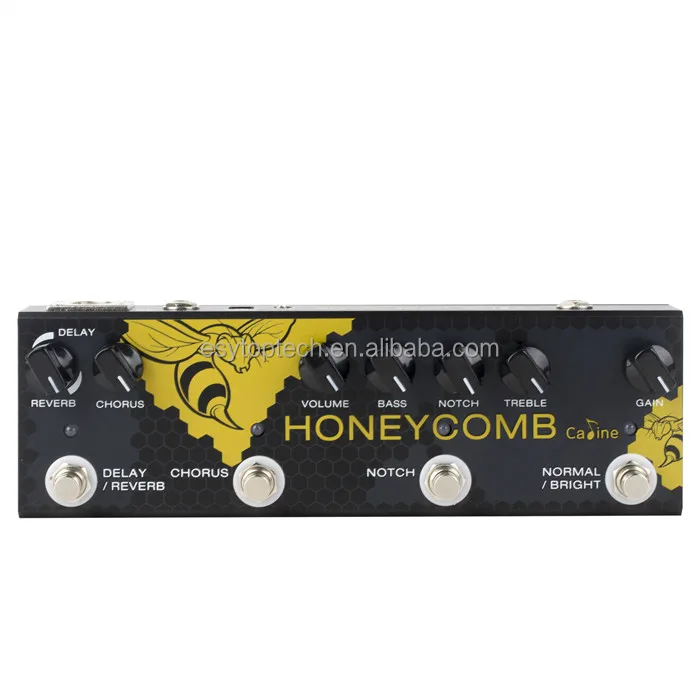 Caline CP-48 Acoustic Guitar Multi Guitar Effect Pedal Reverb Delay Chorus for Acoustic Guitar