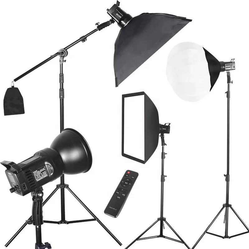 Ядро 100W 150W 200W светодиодные лампы заполняющего света для фотографии Студийная Вспышка Комплект фонаря softbox лампы Bowens для фотостудии фотографий комплект